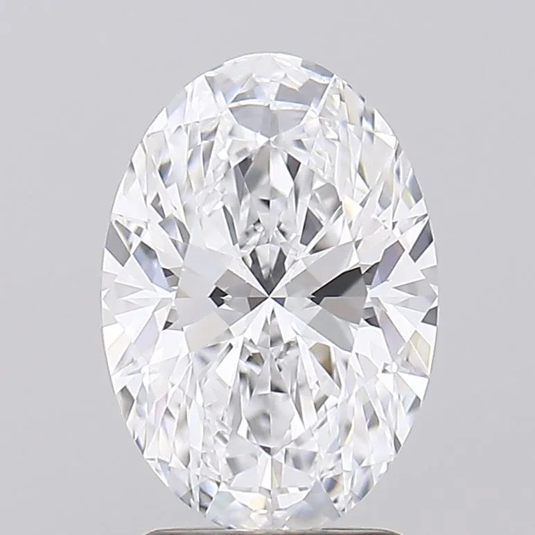 2.00ct Oval Lab Grown Diamond (Colour D, Clarity IF, IGI Certified)