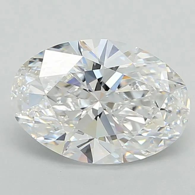 2.64ct Oval Lab Grown Diamond (Colour D, Clarity IF, IGI Certified)