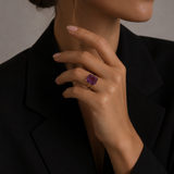 London Bridge Fancy Purple Sapphire Ring