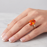 Mayfair Orange Sapphire Ring