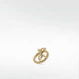 Diamond Leaf Hoop