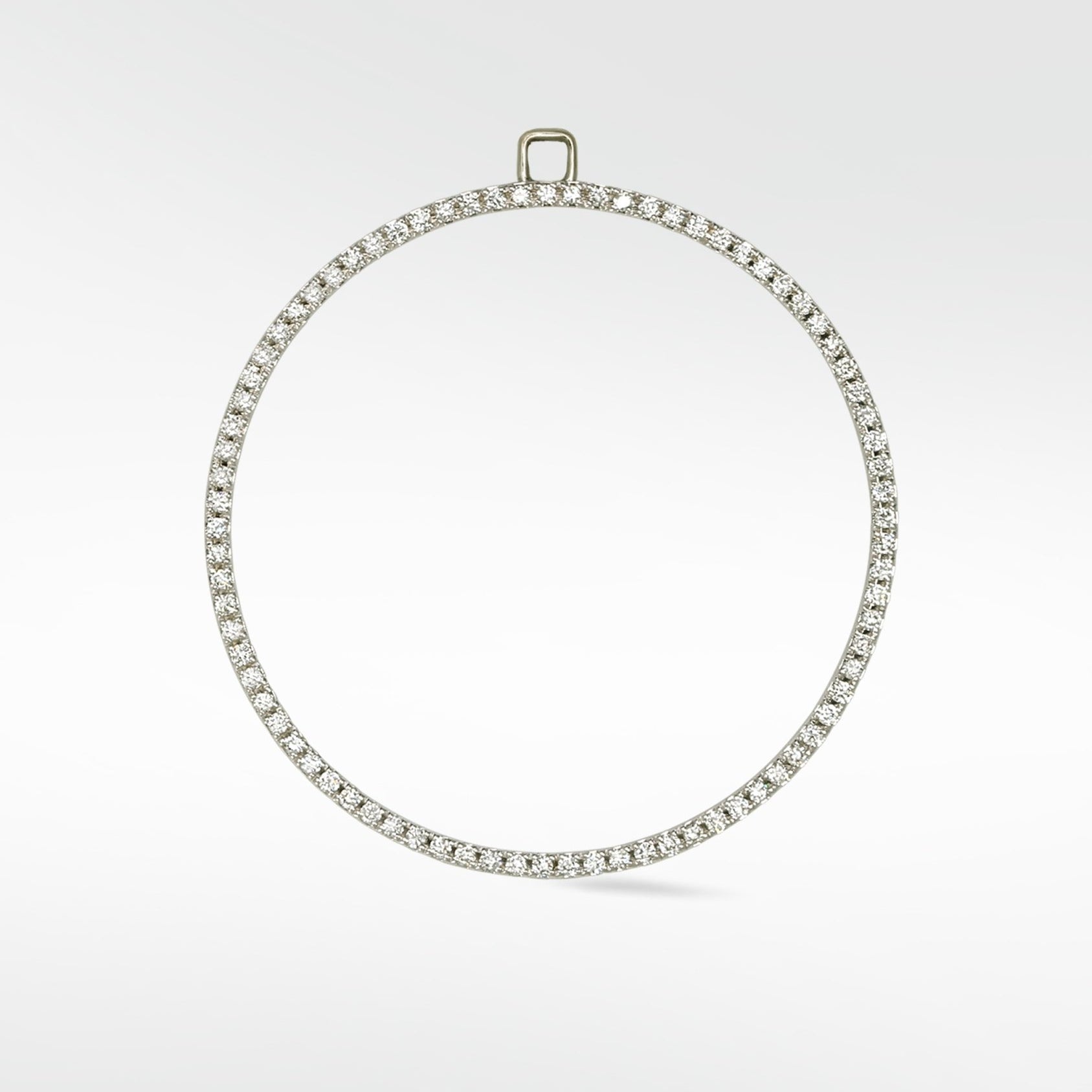 Detachable Diamond Statement Circular Drop - Lark and Berry