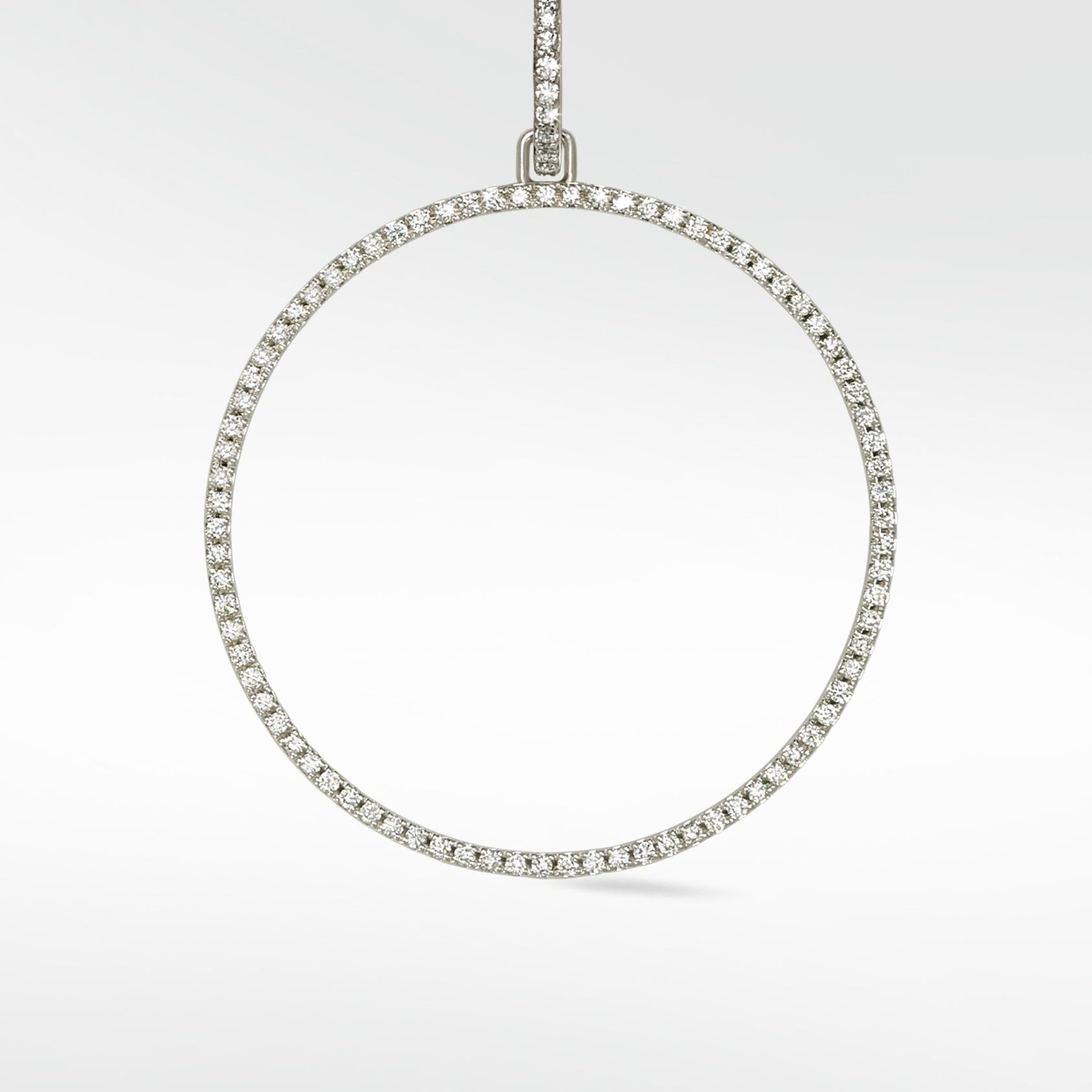 Detachable Diamond Statement Circular Drop - Lark and Berry