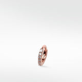 Modernist Diamond Pavé Small Hoop