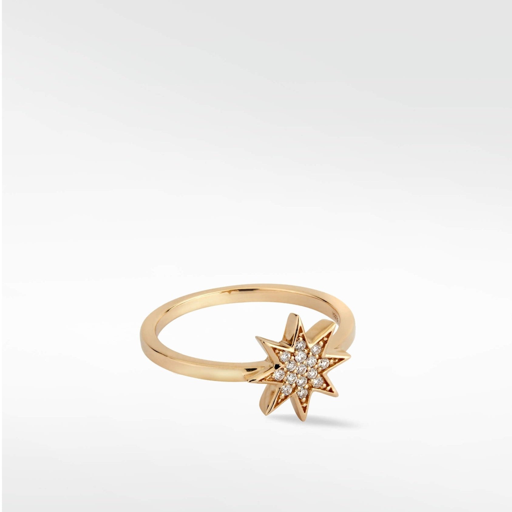 Star Diamond PavŽ Ring in 14K Gold - Lark and Berry