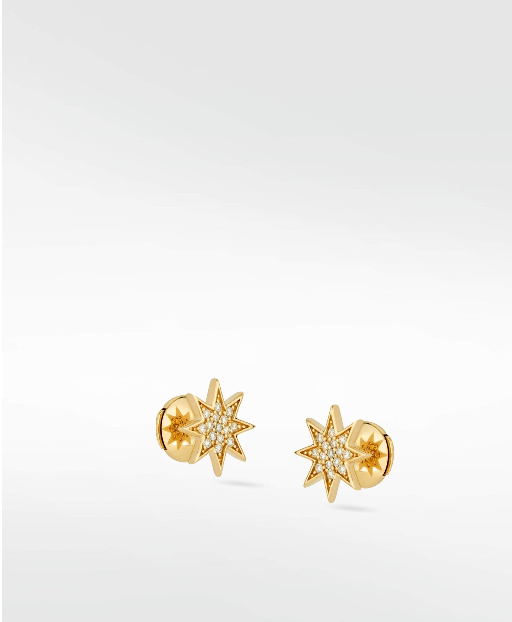 Star Diamond PavŽ Stud Earrings in 14K Gold - Lark and Berry