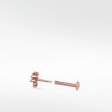 Veto Sapphire and Diamond Stud Earring